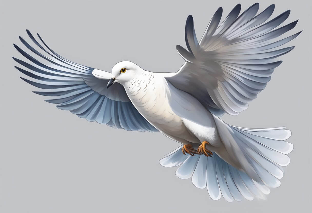 white dove from the bible