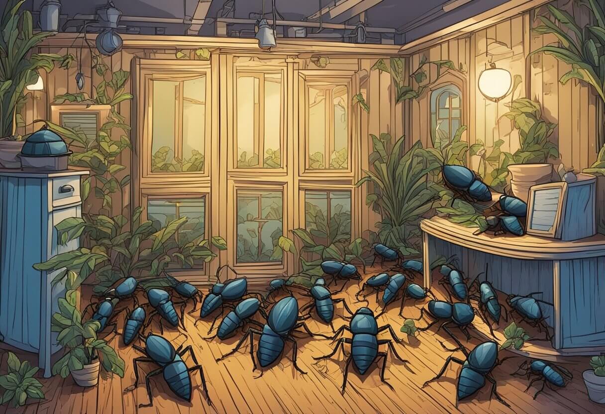 Is it good to see cockroach in dream?